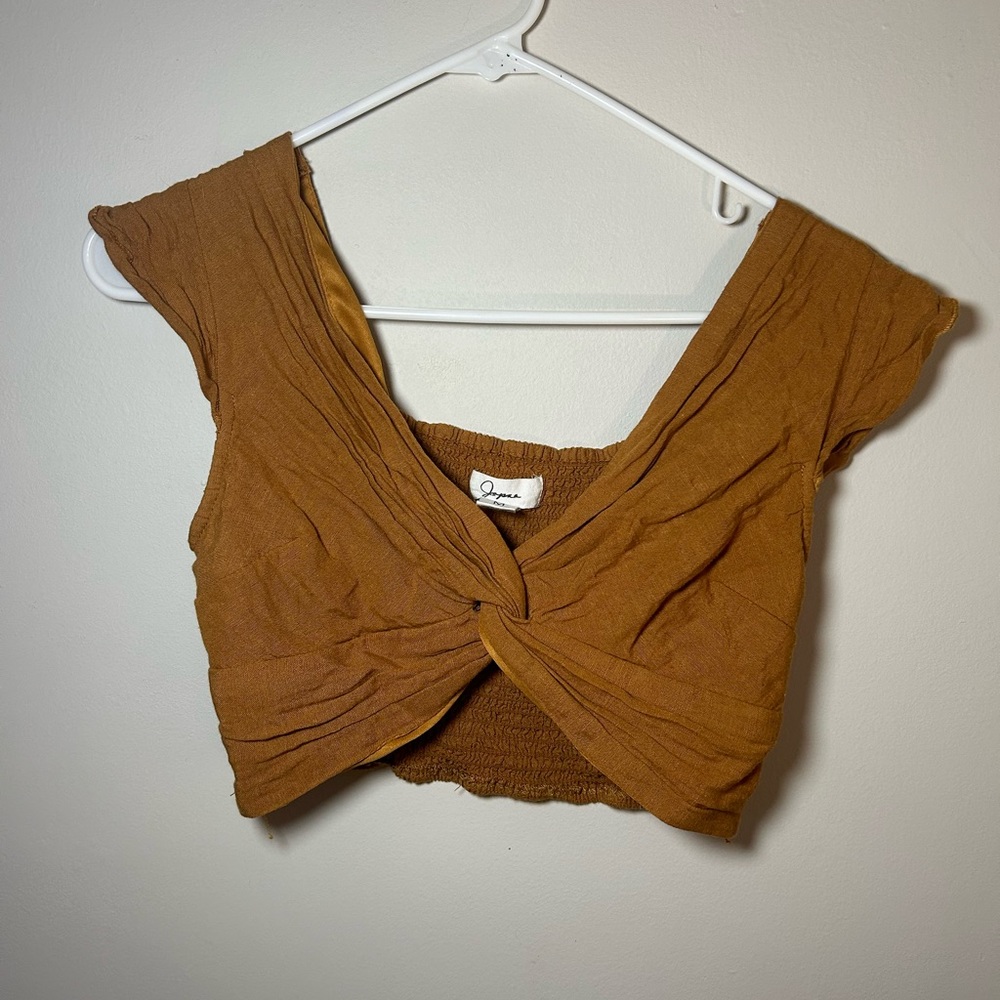 Linen crop top